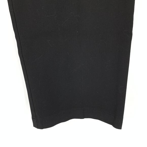 VTG BCBGMAXAZRIA Y2K Women's Size 12 High Rise Straight Dress Pants Black - Picture 4 of 6